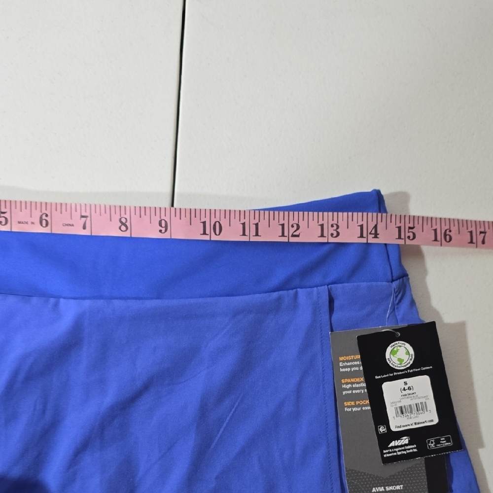 Avia Women's Blue Skort - Picture 7 of 11